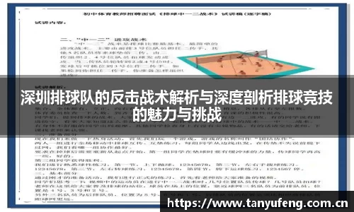 深圳排球队的反击战术解析与深度剖析排球竞技的魅力与挑战